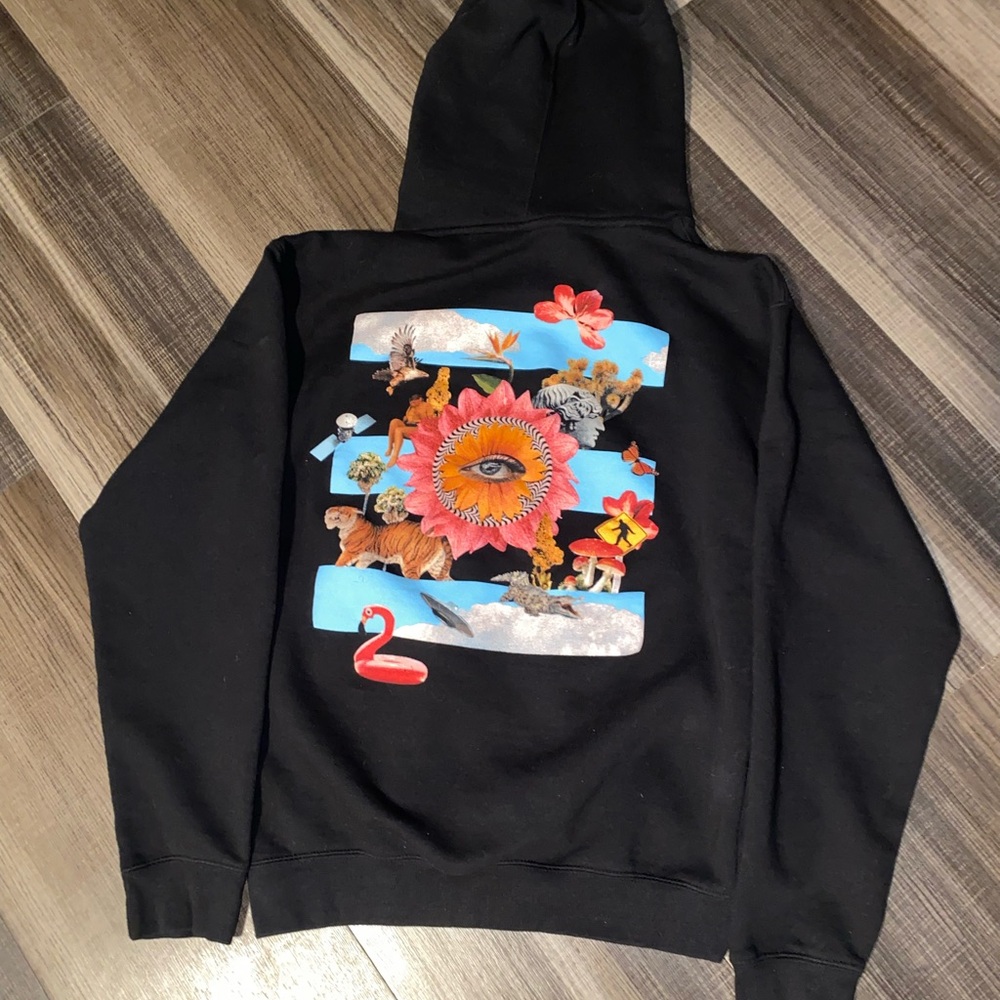 One Republic men's  Black Graphic Hoodie